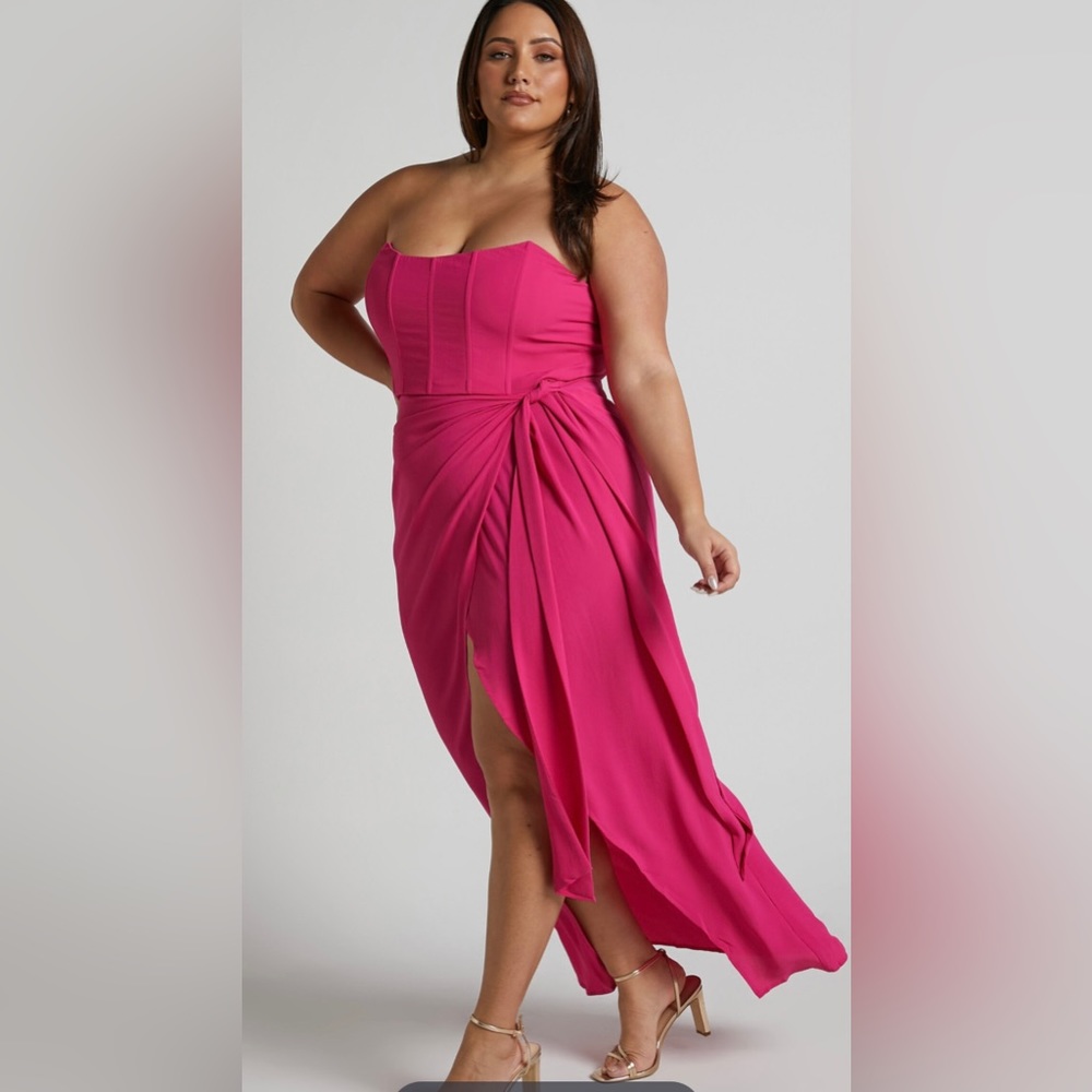 Showpo Pink High Low Dress